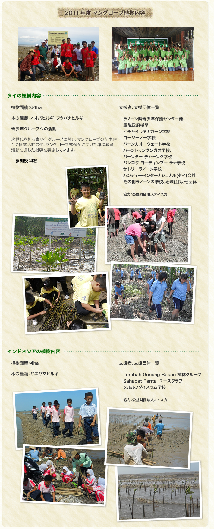 植樹活動のご報告2011