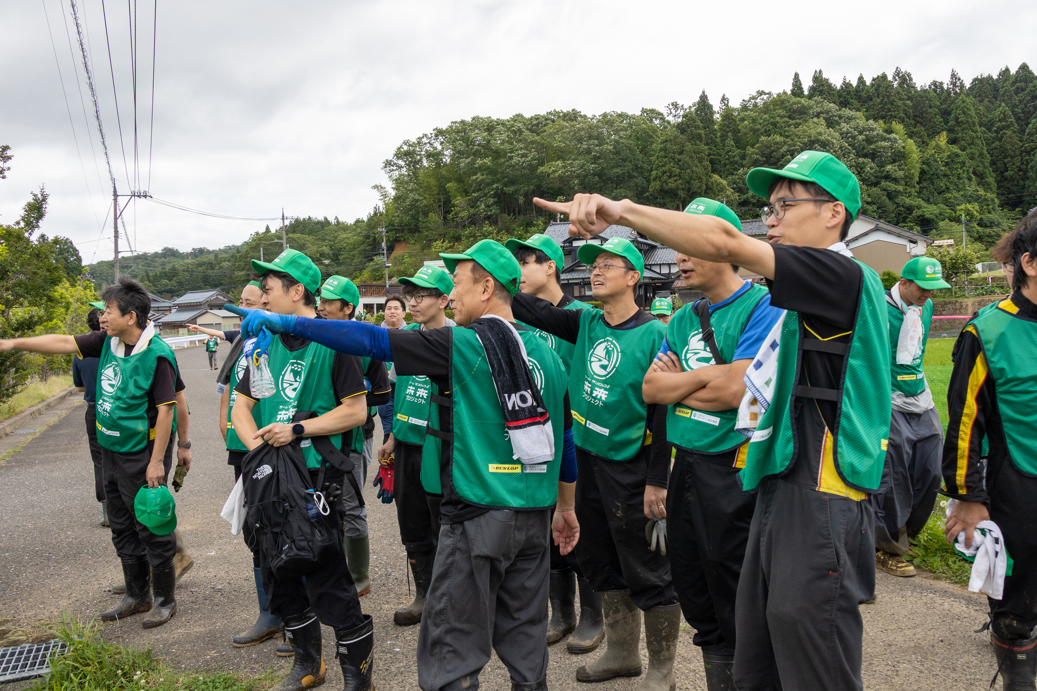 コウノトリ見学