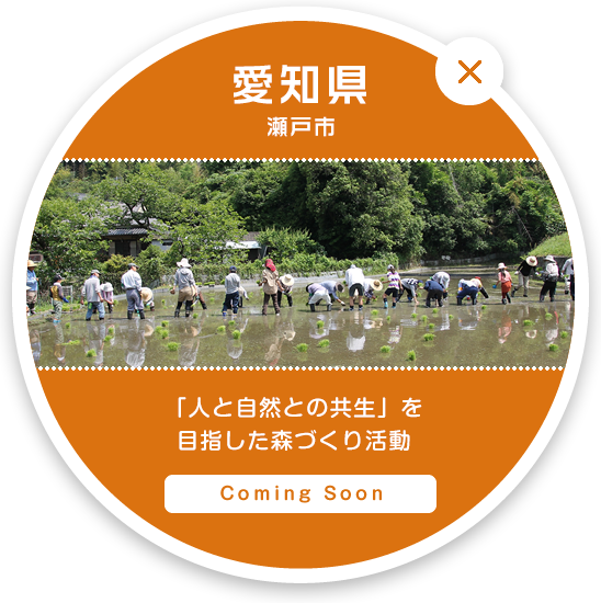 愛知県 瀬戸市 | 人と自然の共生 を目指した森づくり活動