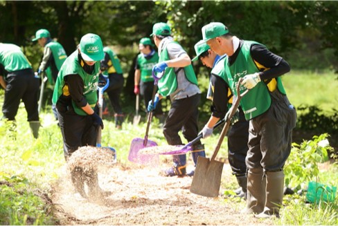 適度に撒くことが必要で意外と重労働でした