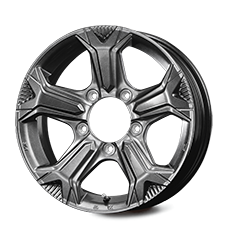 Dark Gunmetallic / 16”(5H)