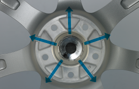 ホイールと車両のサビ対策02